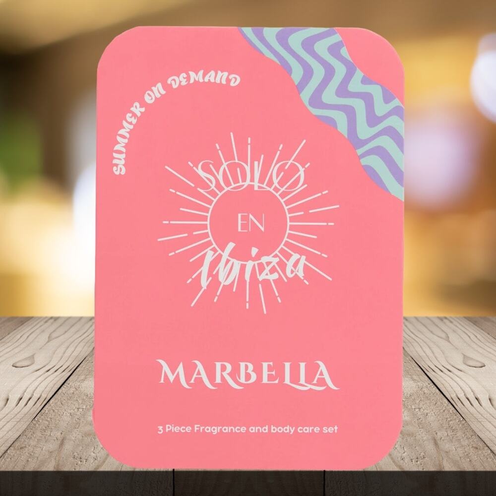 NEW! Solo En Ibiza Marbella Travel 3pc Gift Set